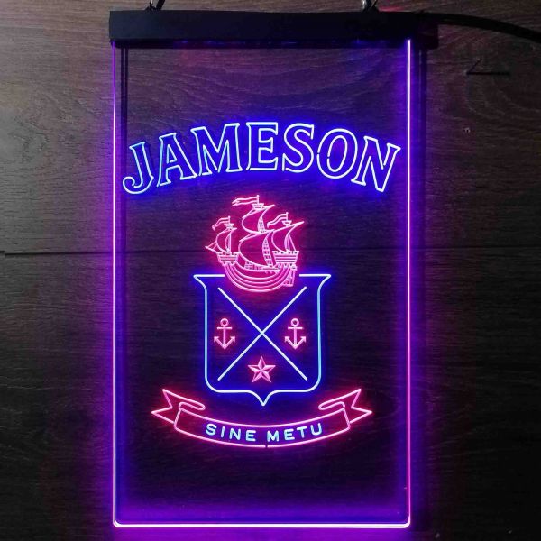 Jameson Sine Metu Dual LED Neon Light Sign